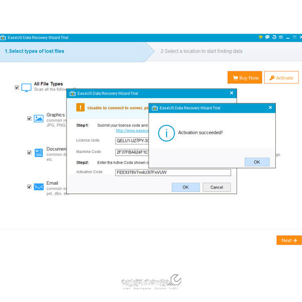 نرم افزار EaseUS Data Recovery Wizard